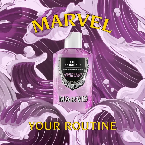 Marvis Hassas Diş Etleri için Nane Aromalı Ağız Bakım Suyu - 400 ML