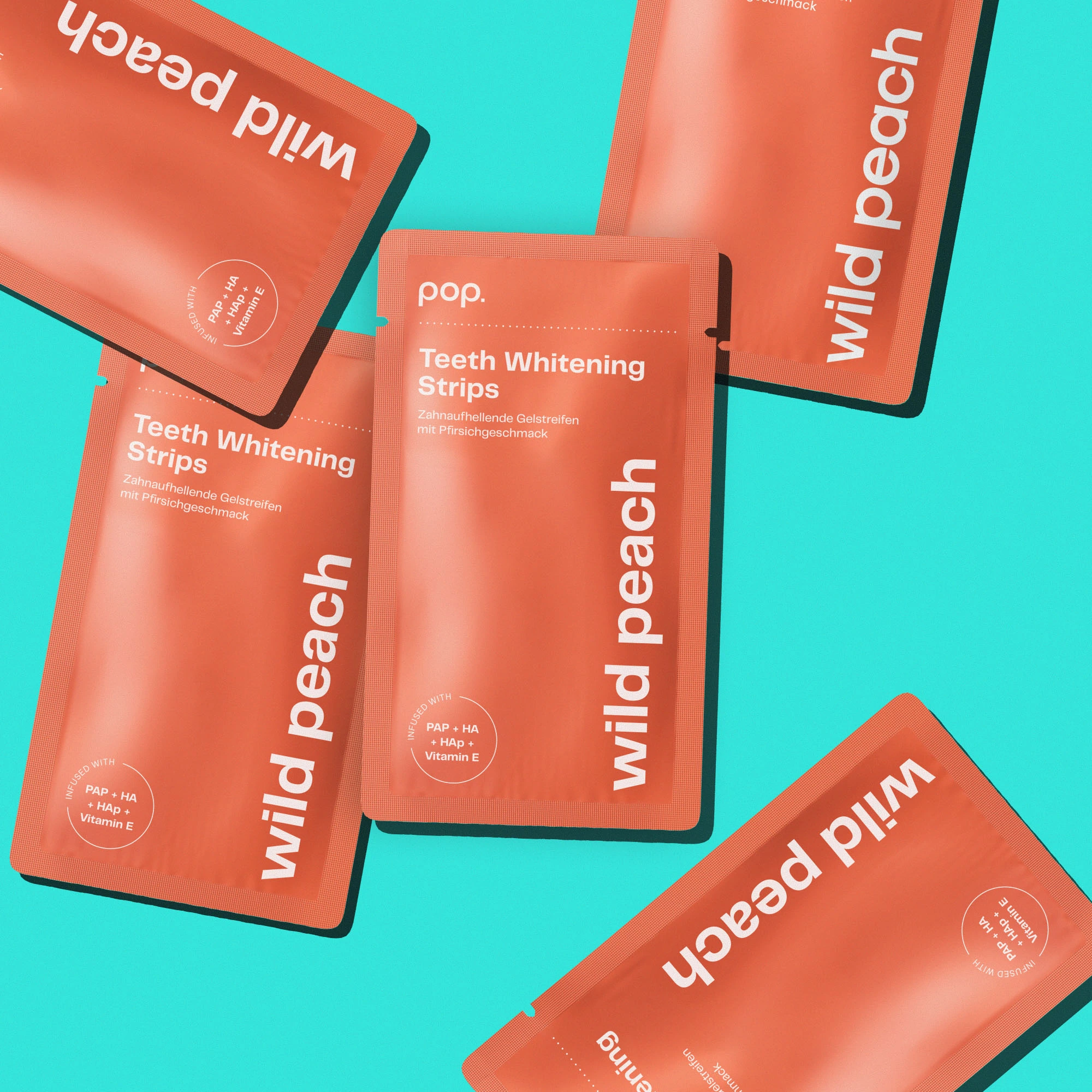 Pop Whitening Strips Wild Peach - Görsel 6